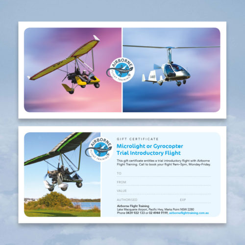 Airborne Flight Training 60 min Gyroplane Flight